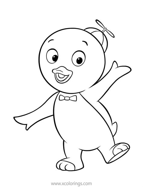 Backyardigans Coloring Pages Pablo the Penguin - XColorings.com