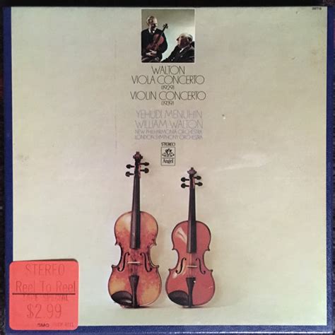 Walton*, Yehudi Menuhin, London Symphony Orchestra*, New Philharmonia ...