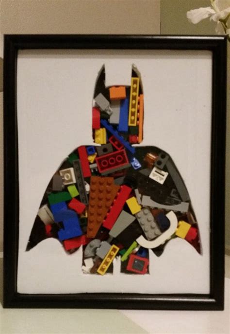 Lego Batman Shadowbox Frame | Cool lego creations, Lego bedroom, Lego projects