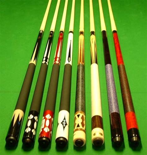 Top brands of billiard pool cues. Made from fine materials and ...
