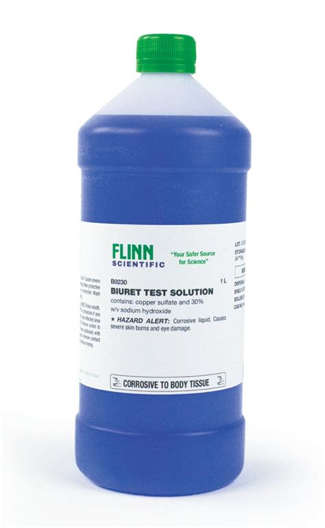 Flinn Chemicals, Biuret Test Solution