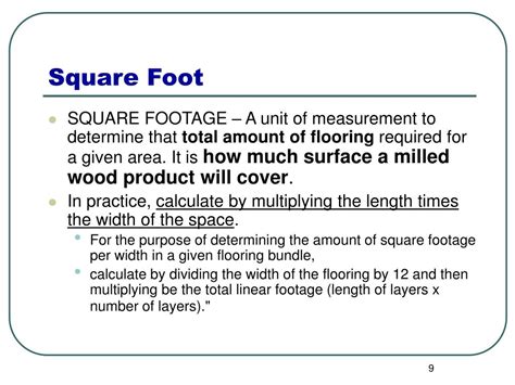 PPT - Calculating board Feet linear feet square feet PowerPoint Presentation - ID:453005