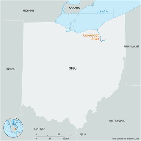 Cuyahoga River | Ohio, Map, & Location | Britannica