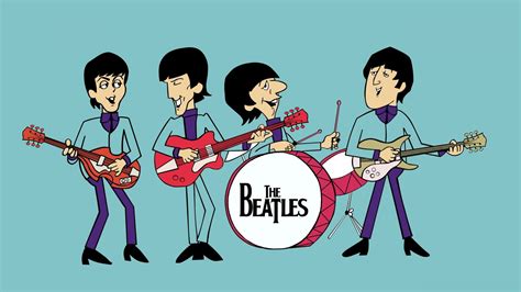 The Beatles wallpaper, musician, singer, The Beatles, cartoon HD ...