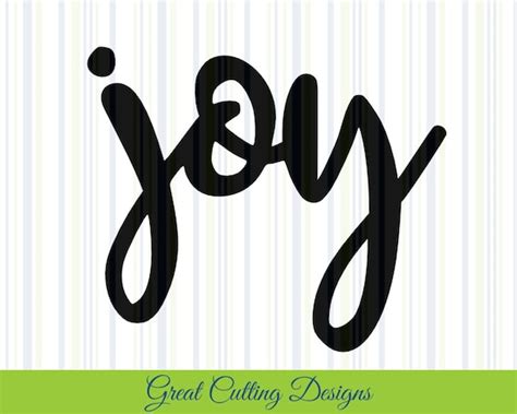 joy SVG Cut File joy DXF cut file svg cut Cricut svg