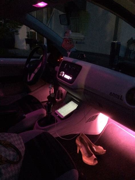 Pink light 😍 Love my car