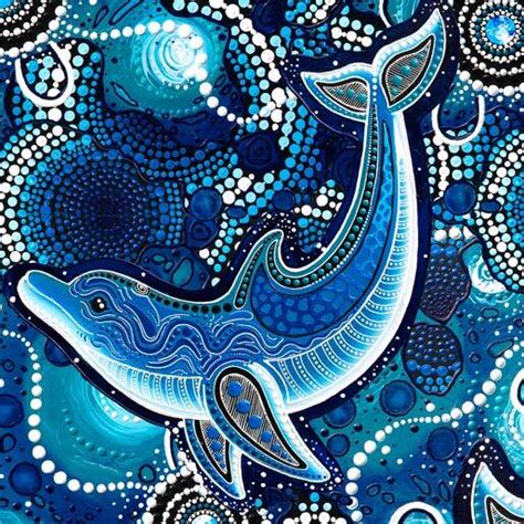 Aboriginal Art Dolphin