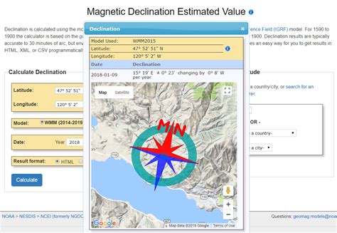 Topo Map Orientation (True North vs Magnetic North) - TopoZone