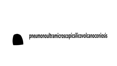 pneumonoultramicroscopicsilicovolcanoconiosis - YouTube