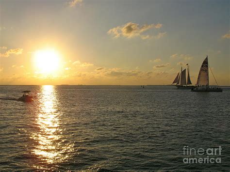 Sailing Into The Sunset - Key West Photograph by Christiane Schulze Art ...