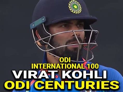 Virat Kohli ODI Centuries Against Teams, Year Wise - SportsKheladi