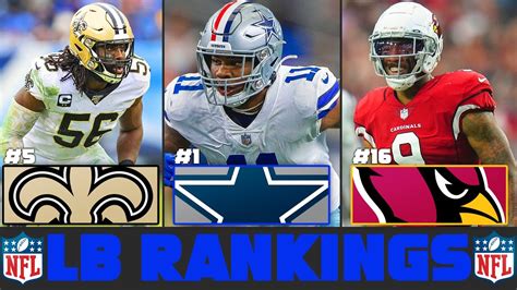 Ranking The Top 32 NFL Linebackers For The 2022 Season (NFL LB Rankings ...