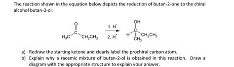 Solved The reaction shown in the equation below depicts the | Chegg.com