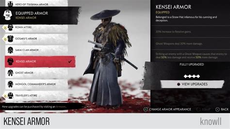 Ghost of Tsushima: Kensei Armor