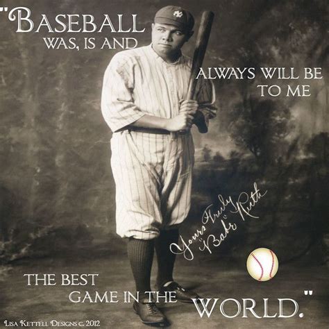 baseball babe ruth quote Here's another quote piece I did! Enjoy it! xo ...