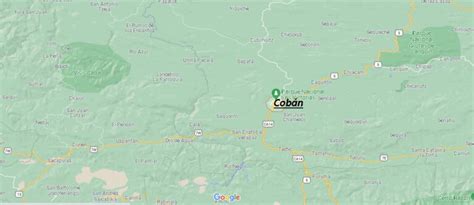 ¿Dónde está Cobán Guatemala? Mapa Cobán - ¿Dónde está la ciudad?