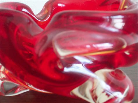 Red Glass Ashtray Free Stock Photo - Public Domain Pictures