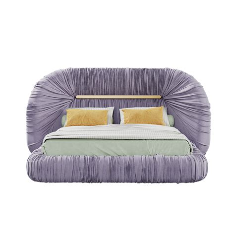 Tammi Bed by the Glamorous Ottiu | Beyond Upholstery | High headboard ...