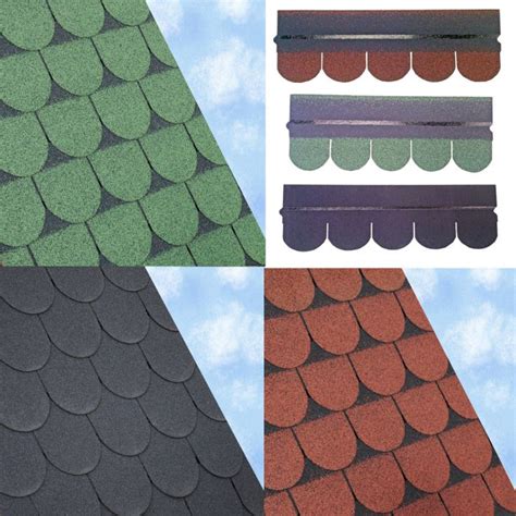 Scalloped Roof Felt Shingles (3 Square Metre Pack) | About Roofing