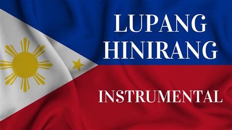 Lupang Hinirang Instrumental (Philippine National Anthem) - YouTube