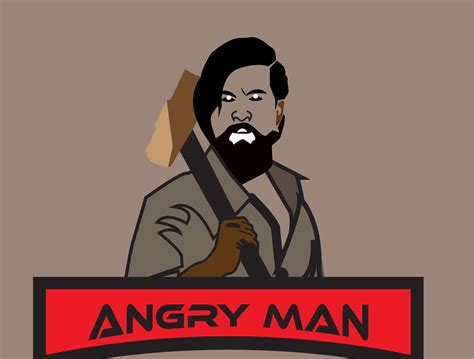 ANGRY MAN -MASCOT LOGO by Hena Khatun on Dribbble