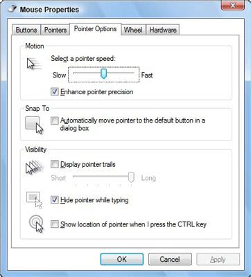 Change Your PC’s Mouse Settings - dummies