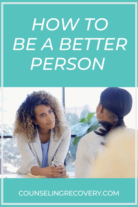 5 Healthy Habits for How to Be a Better Person — Counseling Recovery, Michelle Farris, LMFT