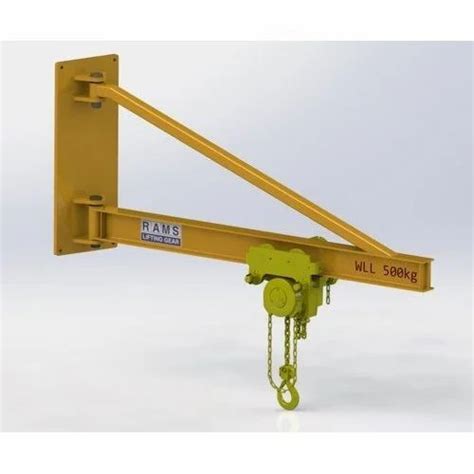 PRIME Wall Mounted Jib Crane, Maximum Lifting Capacity: 0-5 ton at Rs 385000 in Ghaziabad