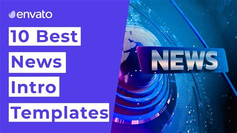 10 Best News Intro Templates - YouTube