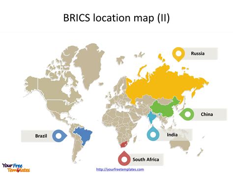 Brics Countries Map