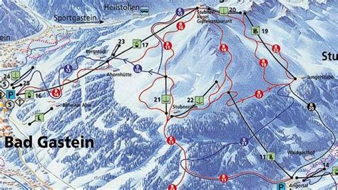 Austria Map Bad Gastein