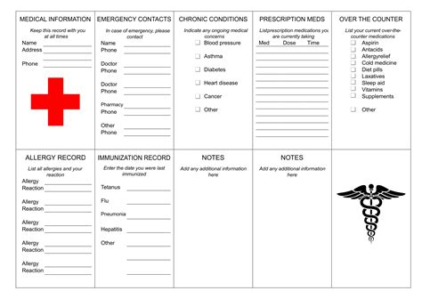 Medical Cards - 10 Free PDF Printables | Printablee