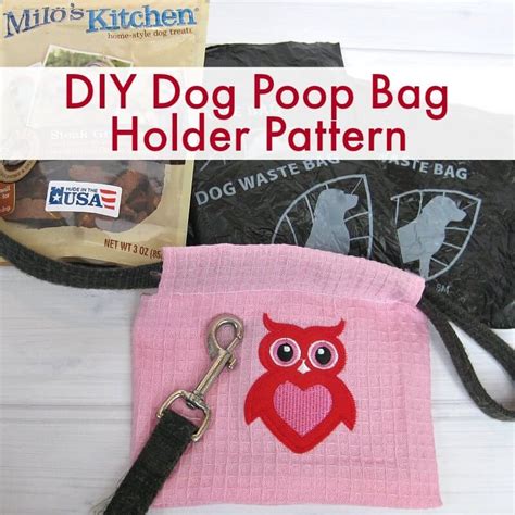 DIY Dog Poop Bag Holder - Valentine's Day Treats - Organized 31