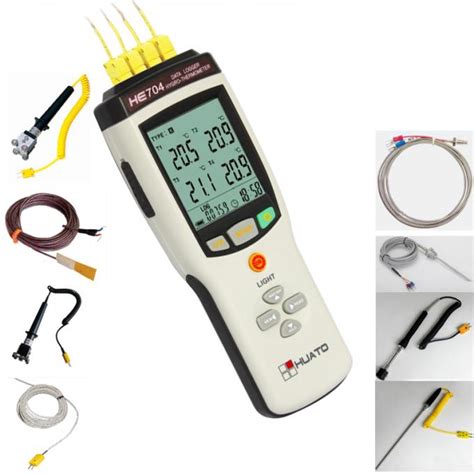 Environmental 4 Channel Thermocouple Display / Multi Channel Thermocouple Meter