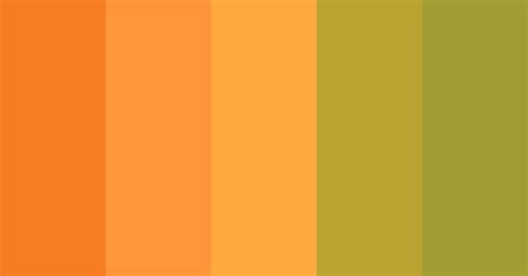 Papaya Fruit Color Scheme » Gold » SchemeColor.com