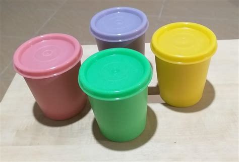 Tupperware cups with lids, Furniture & Home Living, Kitchenware & Tableware, Water Bottles ...