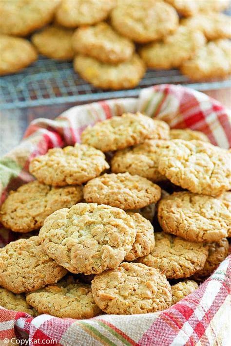 Crunchies Oatmeal Coconut Cookies - CopyKat Recipes