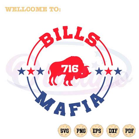 716 Bill Mafia Stars SVG NFL Buffalo Bills Graphic Design File