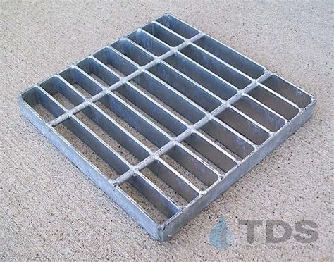 Square Galv Steel Catch Basin Grate | Trench Drain Grates