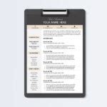 Download Modern Resume Format in Microsoft Word (Fully Customize)