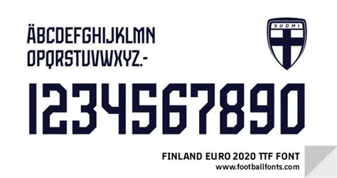 Finland Euro 2020 Font (TTF & OTF) – Football Fonts