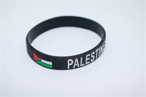 Palestine Bracelet Palestine Flag Design Rubber Bracelet - Etsy