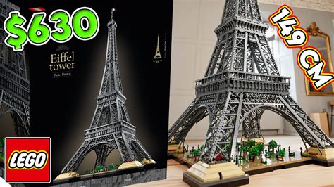 HUGE LEGO Eiffel Tower! Almost 5 Feet Tall! Official Reveal - YouTube