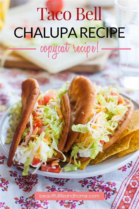 Copycat Taco Bell Chalupa Recipe - Beautiful Life and Home