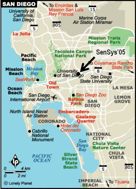 Mission Valley San Diego Map