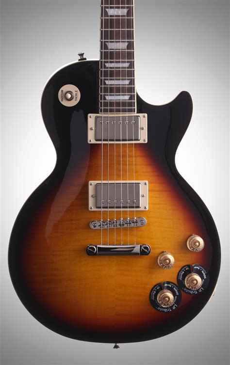 Epiphone Les Paul Tribute Plus Electric Guitar with Case, Vintage Sunburst