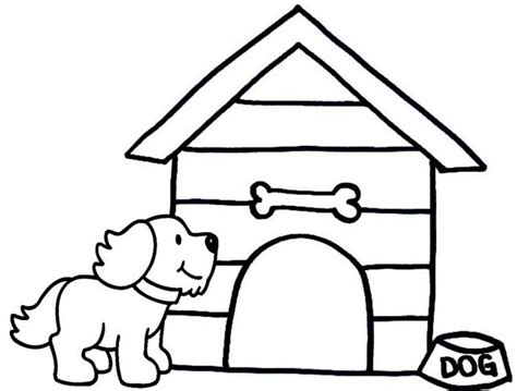 Seven Fun Dog House Coloring Pages for Kids - Coloring Pages