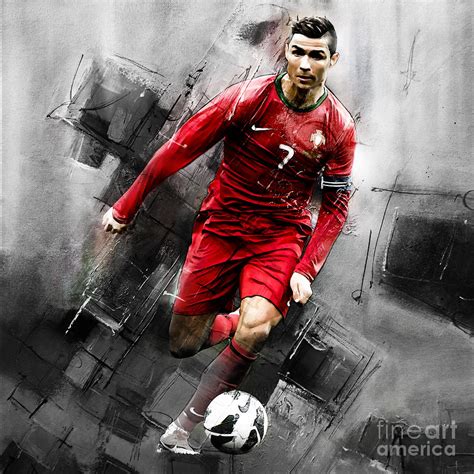 Cristiano Ronaldo 06i Painting by Gull G