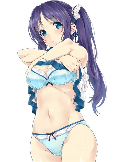 Wallpaper : anime girls, Nagi no Asukara, Chisaki Hiradaira, bra, cleavage, undressing, long ...