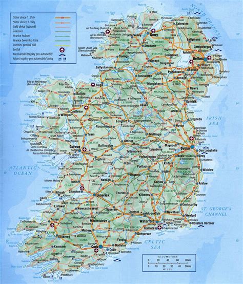 La Isla Esmeralda, un paseo por Irlanda.: MAPA DE IRLANDA